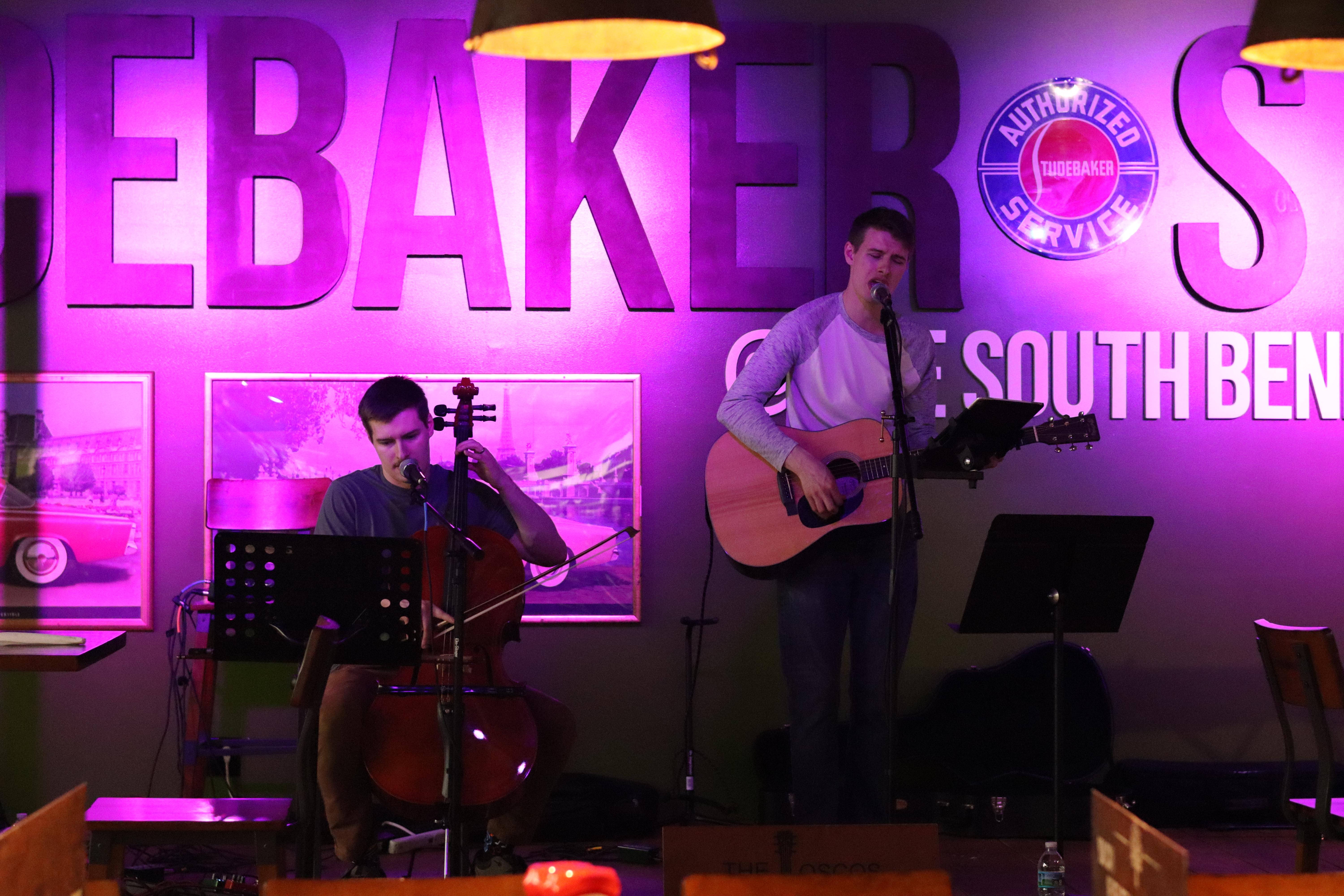 The Oscos performing at South Bend Public House